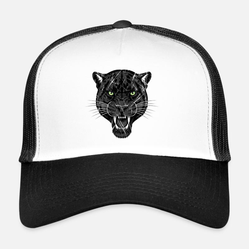 Panter - Trucker Cap - Weiß/Schwarz