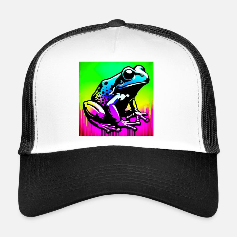 frog - Trucker Cap - white/black