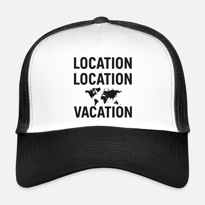 Emplacement Emplacement Vacances Casquette trucker 