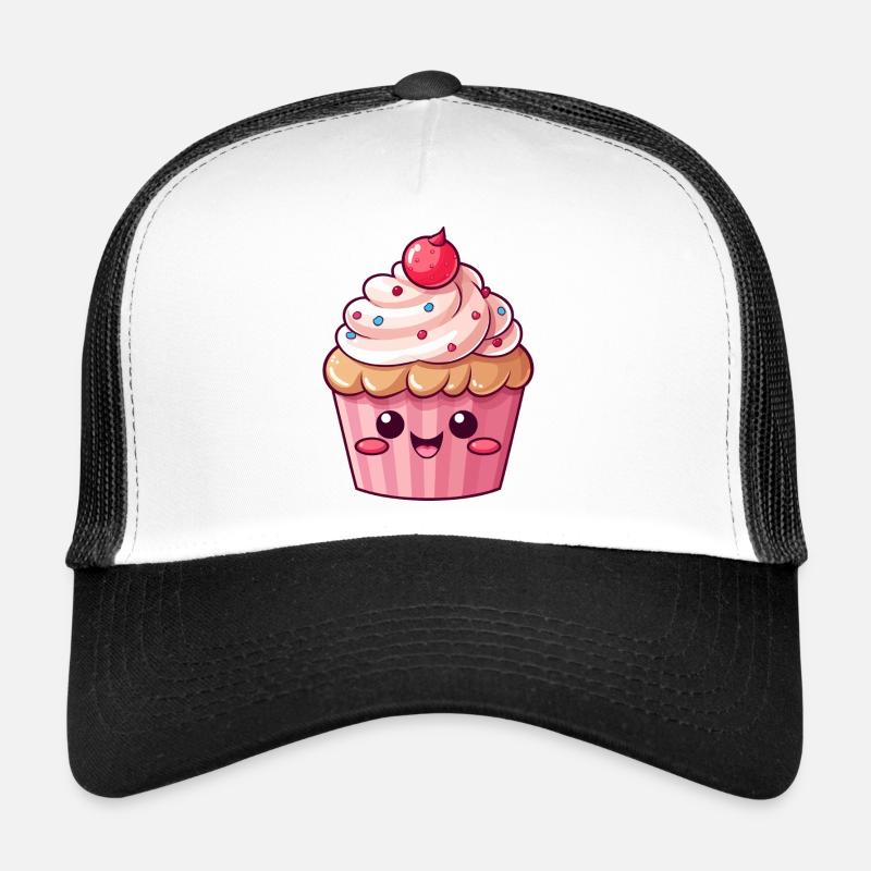 Cute Pink Cupcake with Sprinkles Trucker Cap