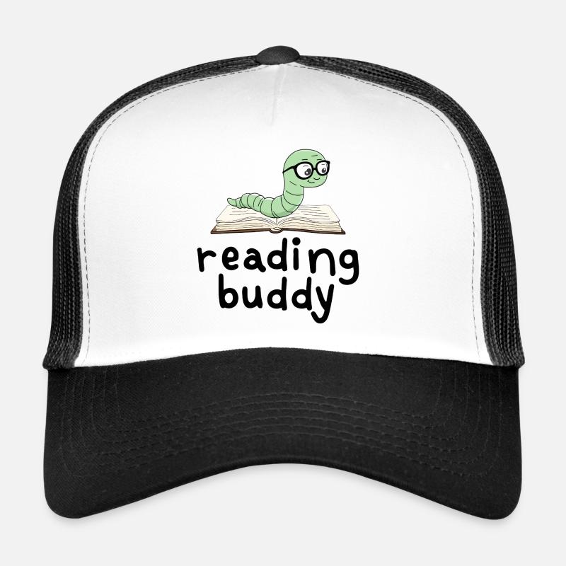 Ami de lecture Mignon rat de bibliothèque avec un livre Casquette trucker 