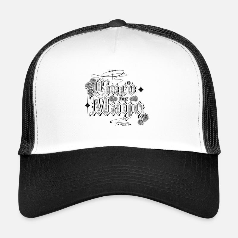 Lettrage Chicano : « Cinco de Mayo » Casquette trucker 