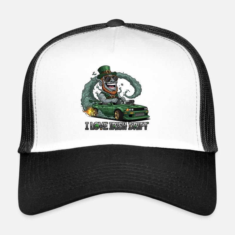 Saint-Patrick Cascade Drifting Design Casquette trucker 