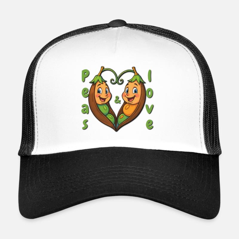 Petits pois et amour Casquette trucker 