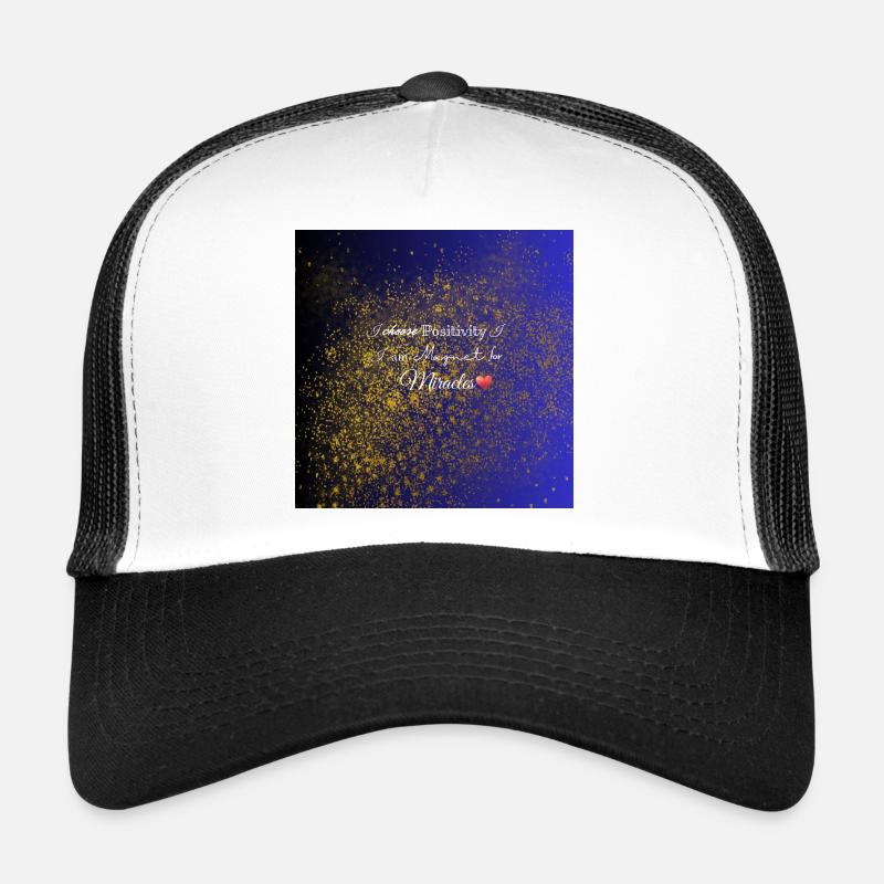 Je suis un aimant pour la positivité Casquette trucker 