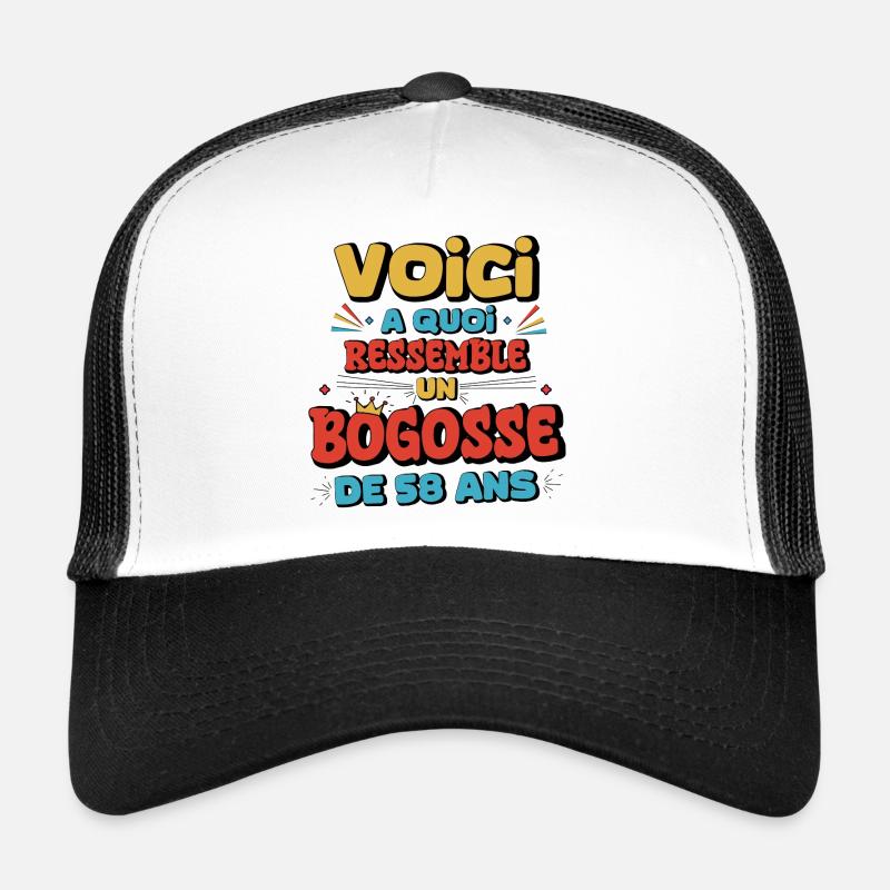 Humour Nostalgique 58 Ans Casquette trucker 