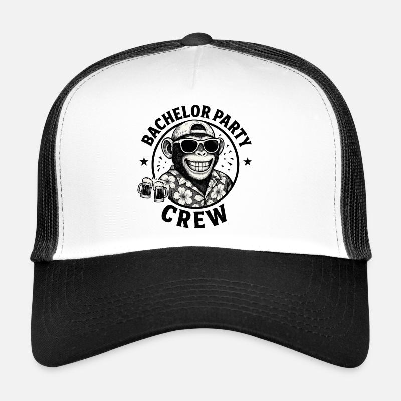 JGA - Junggesellen Abschied Party Bachelor Affe Trucker Cap