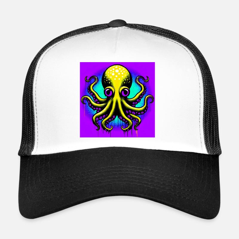 Pieuvre Casquette trucker 