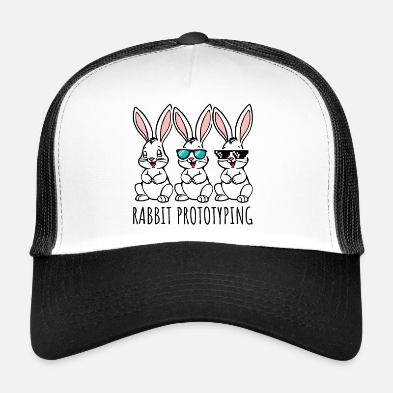 Lapin Prototypage de lapins CAD à partir de l’imprimante 3D Casquette trucker 