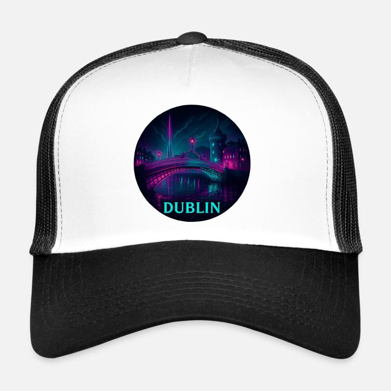 Dublin Souvenir Cyberpunk Trucker Cap