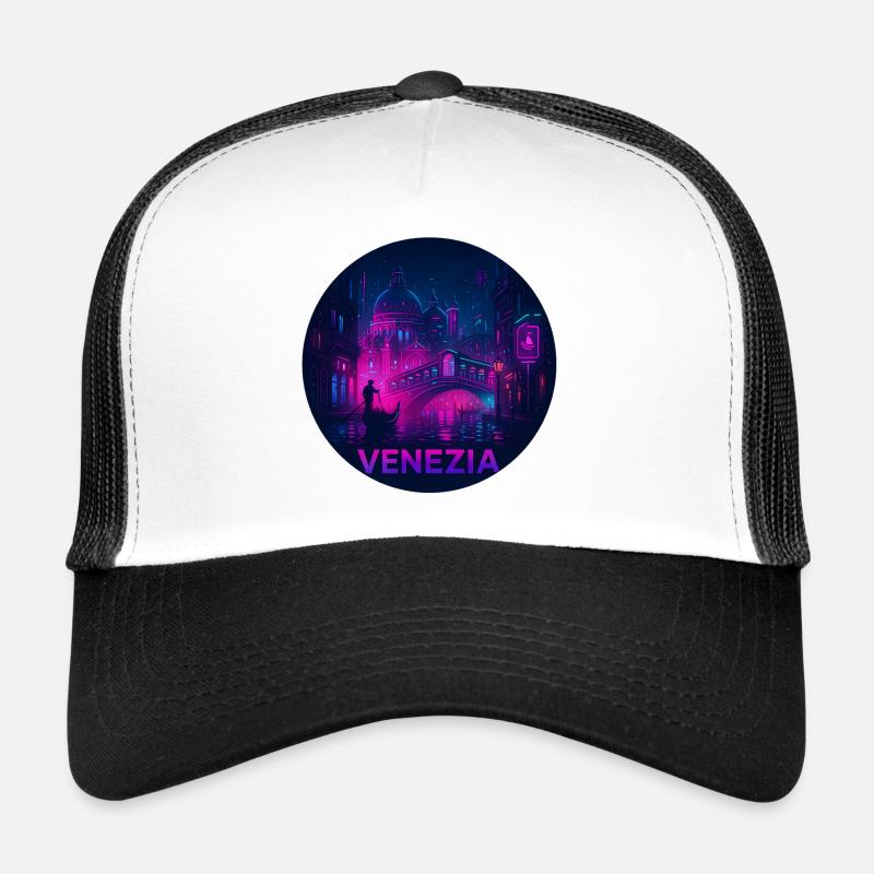 Venice Souvenir Cyberpunk Trucker Cap