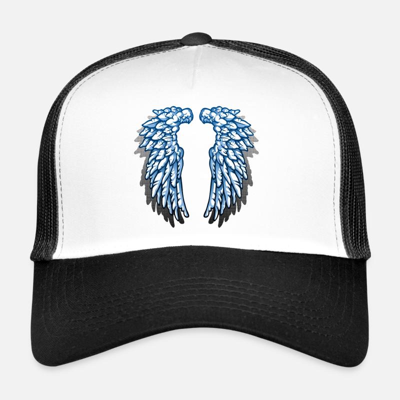 Angel wings - Trucker Cap - white/black