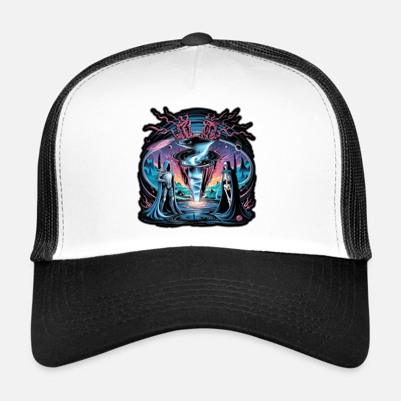Cosmic Rift with Void Guardians Trucker Cap