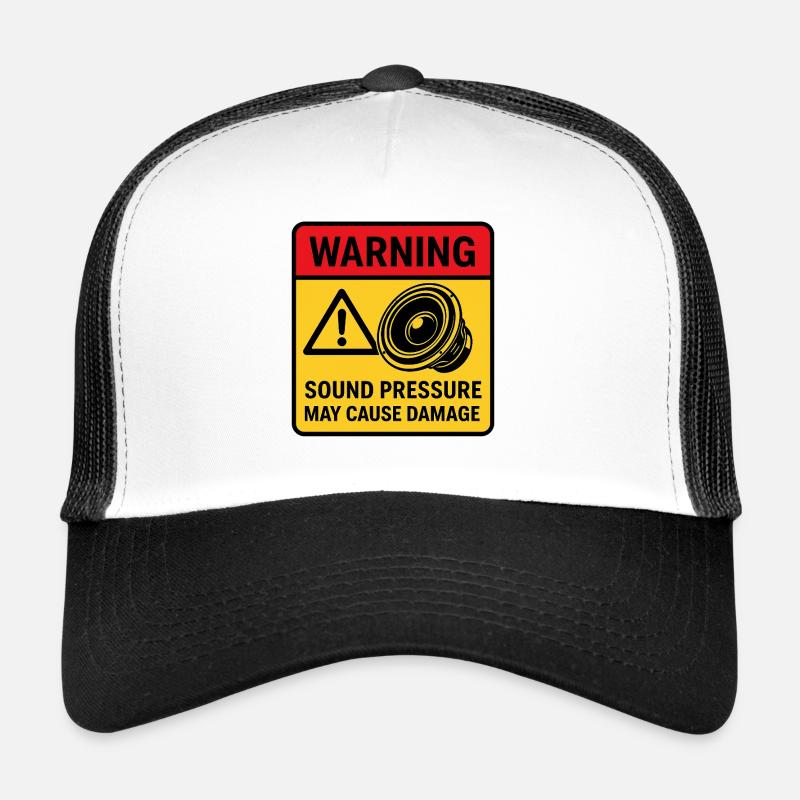 Avertissement de lecture audio Casquette trucker 