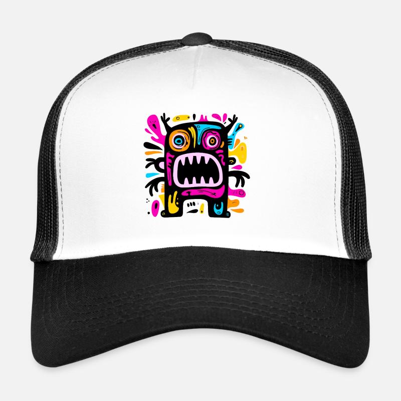 Bunte Uhr Trucker Cap