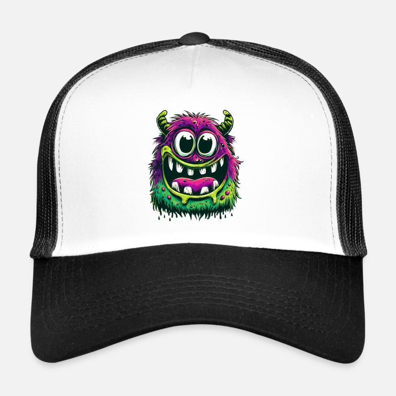 Monstre mignon et coloré Casquette trucker 