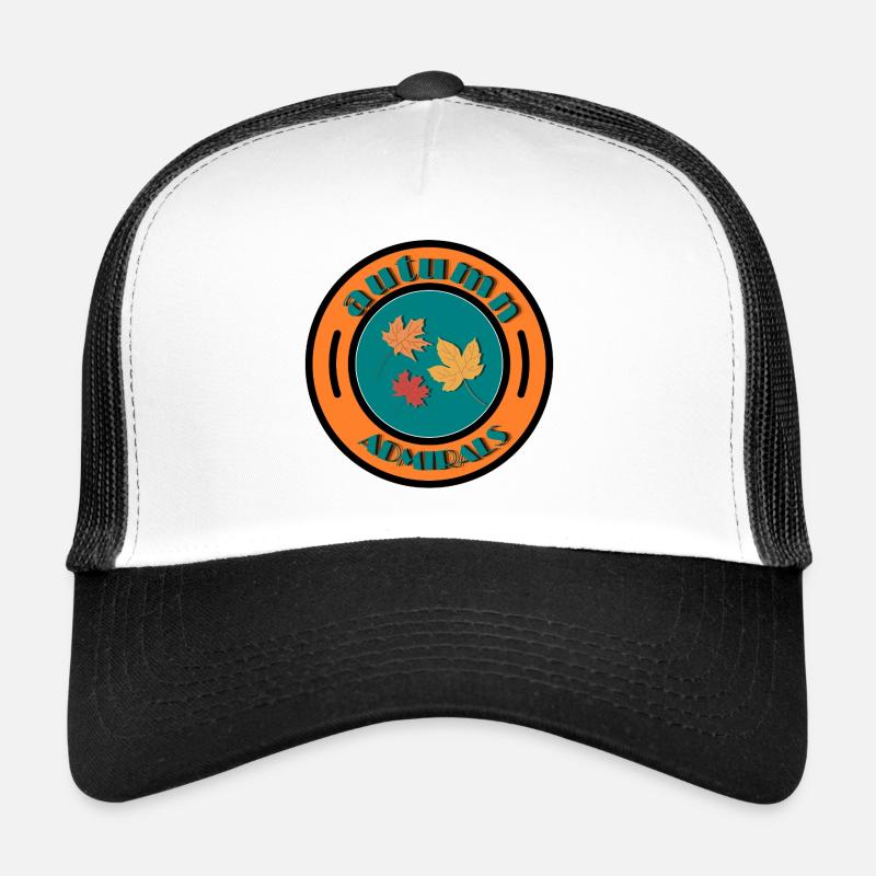 Emblèmes des feuilles d’automne Casquette trucker 