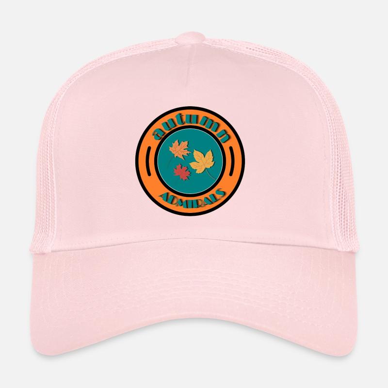 Emblèmes des feuilles d’automne Casquette trucker 