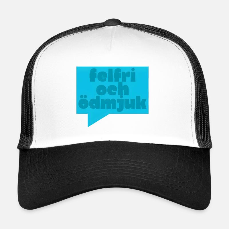Impeccable et humble - Casquette trucker  - blanc/noir