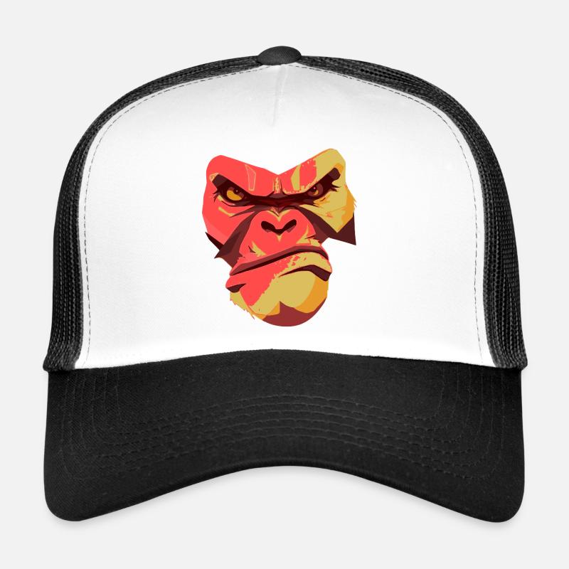 Gorilla Power Back Design Trucker Cap