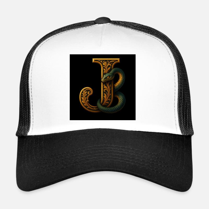 J – Magisches Ornament mit Basilisk Trucker Cap