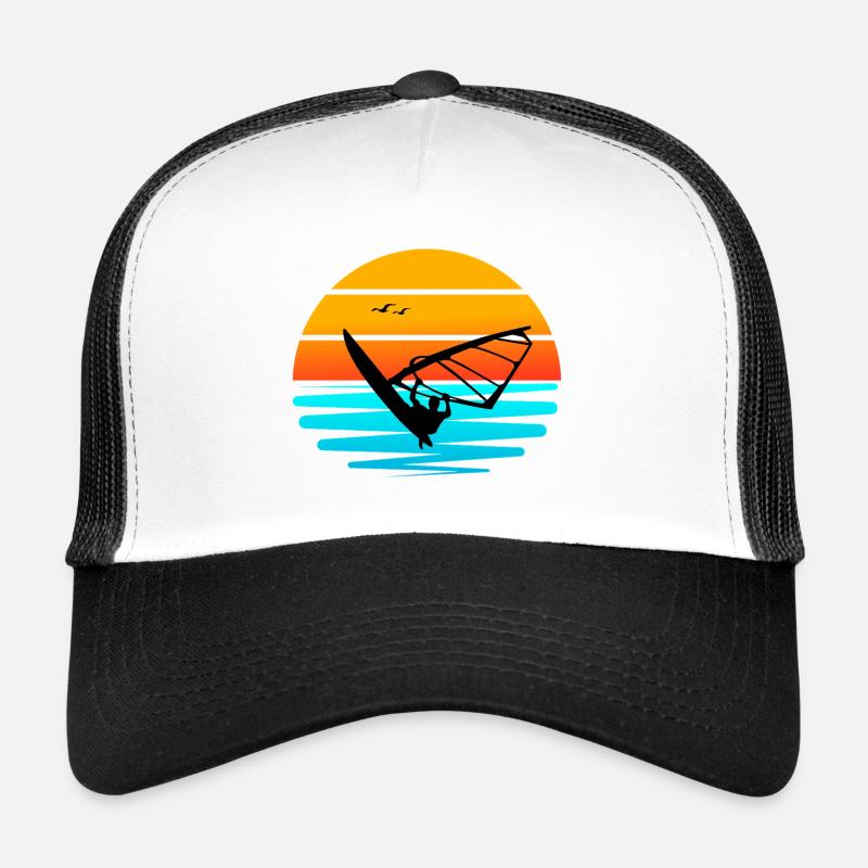 Windsurf au Coucher de Soleil Casquette trucker 