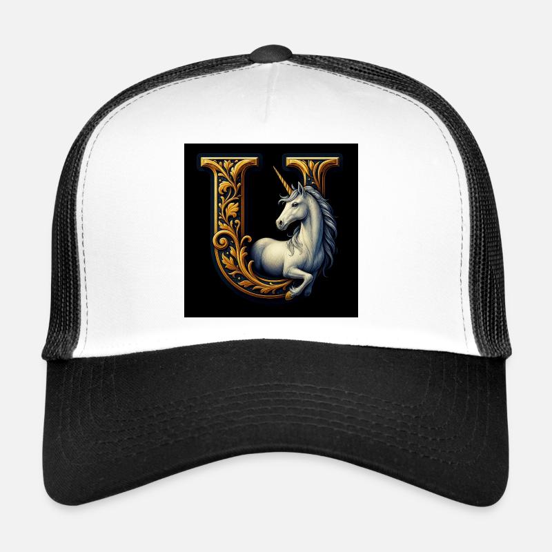 U – Magic Ornament with Unicorn Trucker Cap