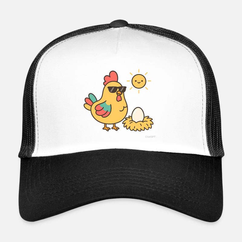 Huhn hat ein Ei gelegt Trucker Cap