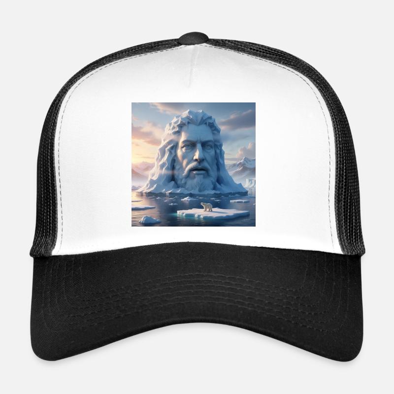 Face glaciaire de la glace Casquette trucker 