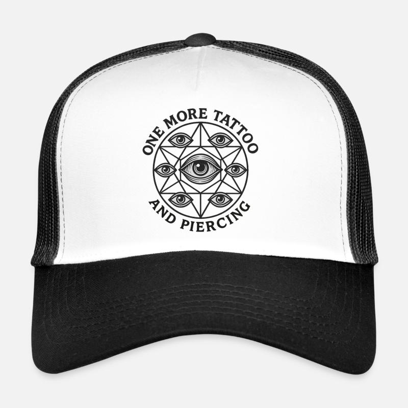 All-Seeing Circle Tattoo Trucker Cap