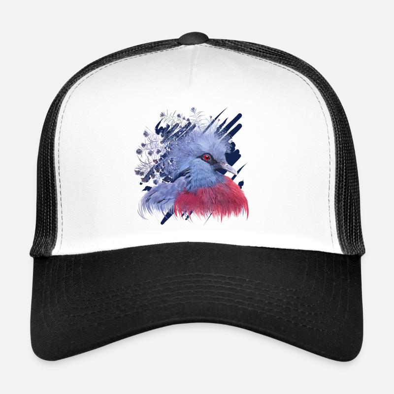 Pigeon couronné Casquette trucker 