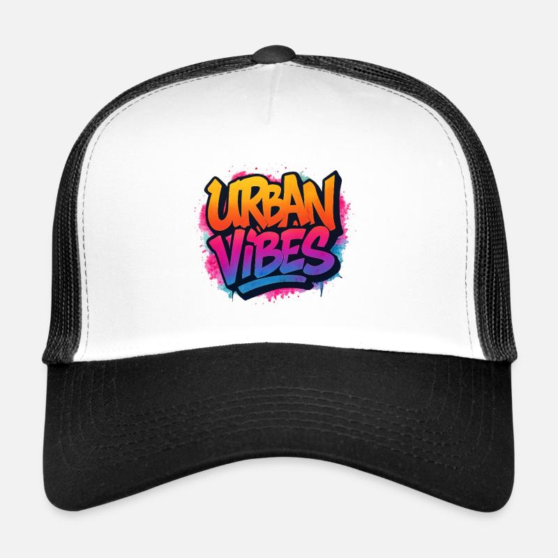Vibrant graffiti urban vibes Trucker Cap