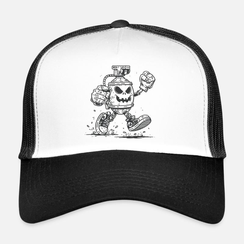 Grenade crâne Casquette trucker 