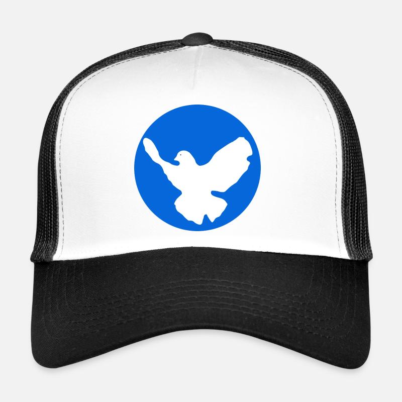 Conception d’icône de colombe de la paix Casquette trucker 
