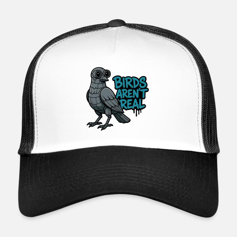 Les oiseaux ne sont pas de vrais oiseaux robots Casquette trucker 