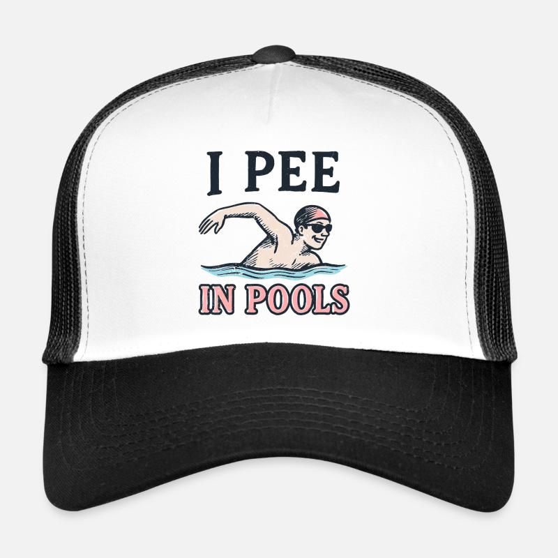 I Pee in Pools – Lustiges Pool Shirt Trucker Cap