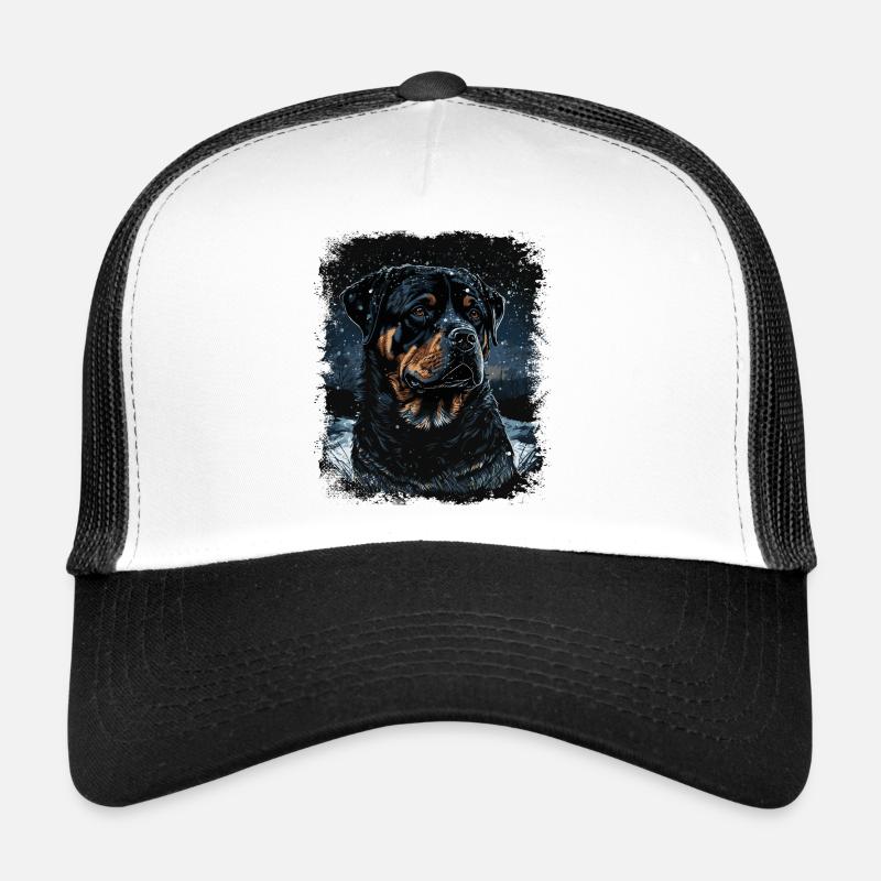 Chien Rottweiler Casquette trucker 