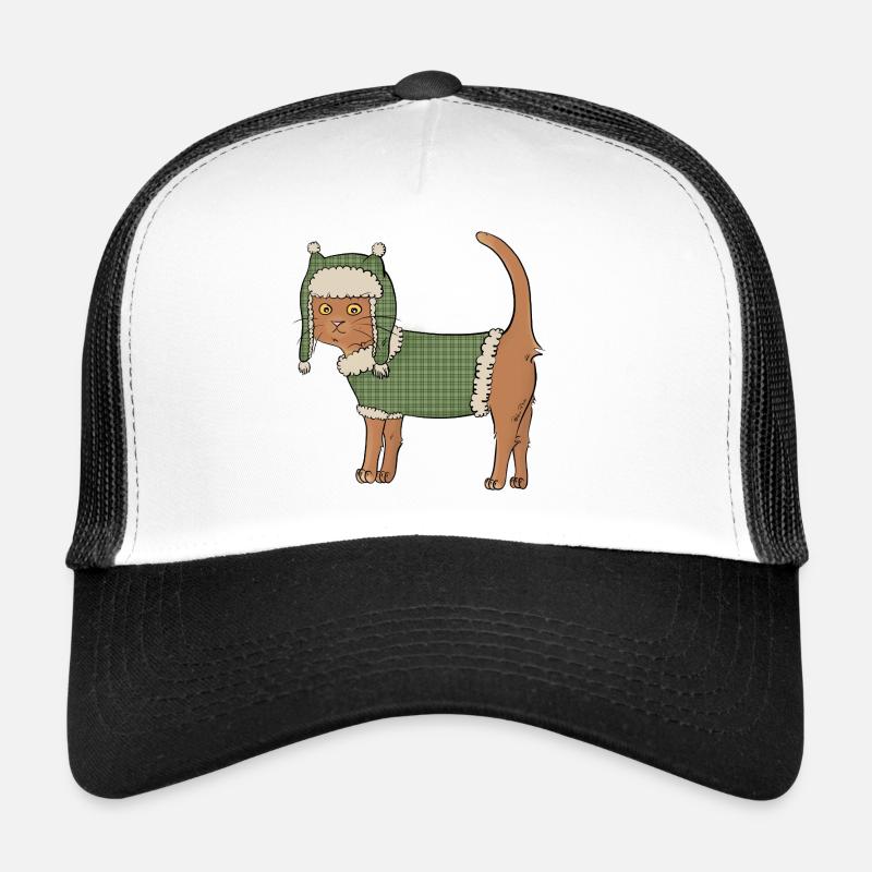 Chat-pka - Trucker Cap - Weiß/Schwarz