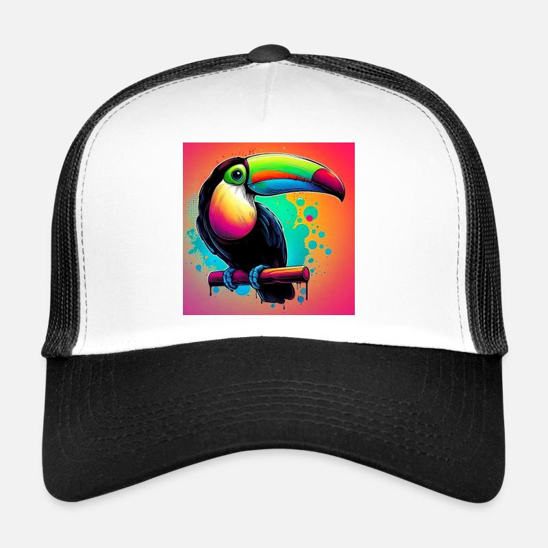 toucan - Trucker Cap - white/black