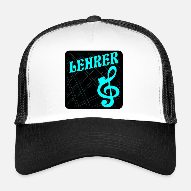 Professeur Clé de musique Casquette trucker 