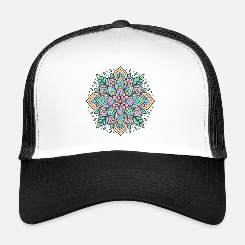 Flower Mandala Trucker Cap