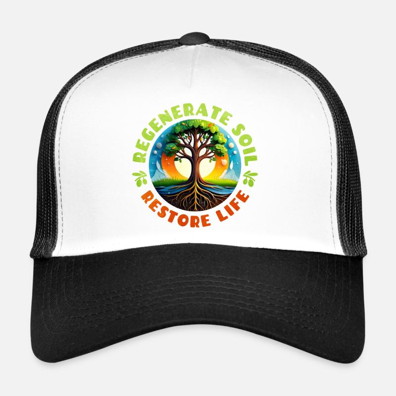 Lively tree representation for nature Trucker Cap