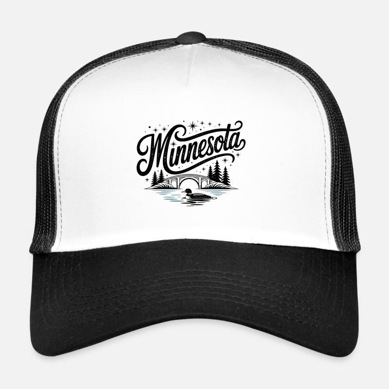 Minnesota - Souvenir USA State Design Trucker Cap