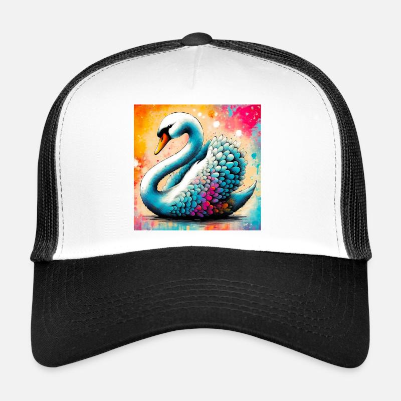 cygne Casquette trucker 