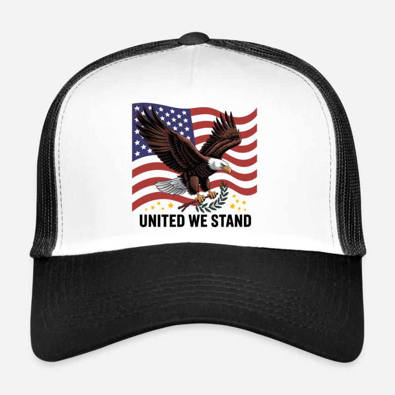 Aigle et drapeau Casquette trucker 