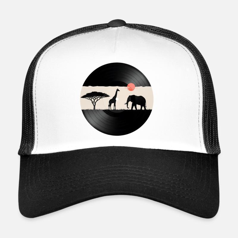 Disque vinyle African Sunset Casquette trucker 
