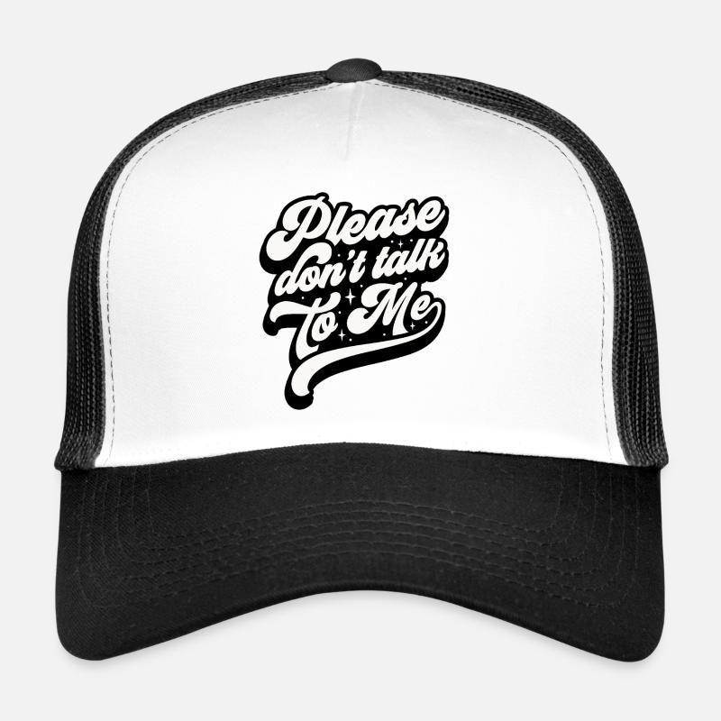 Expressive message in modern style Trucker Cap