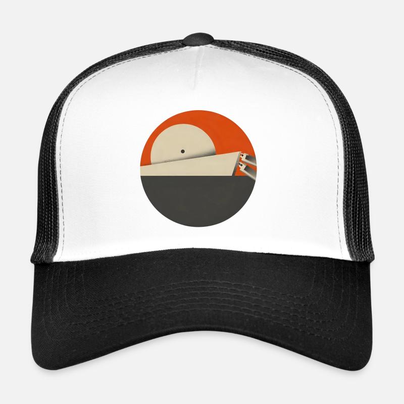Abendrot Mit Geometrischem Minimalismus Trucker Cap