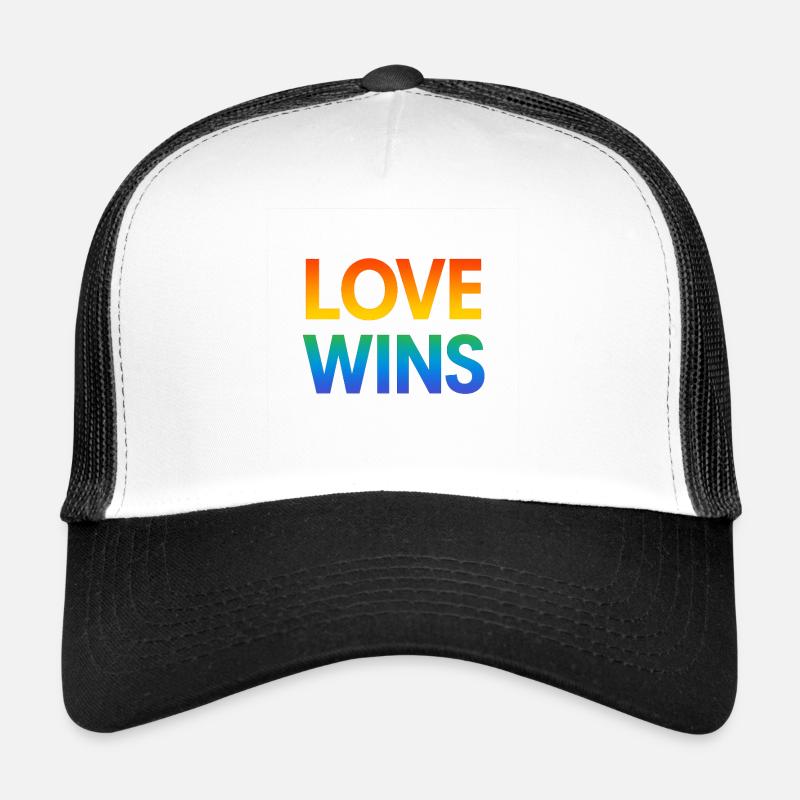 Pride Rainbow Love Equality Diversity Queer Trucker Cap
