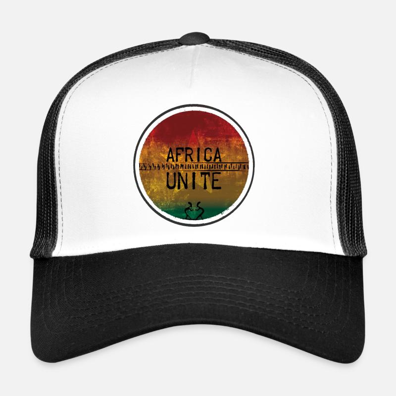 Africa Unite Reggae ethnic design Trucker Cap